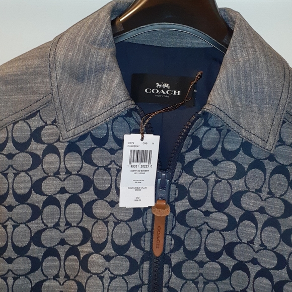 Coach Signature Bomber Jacket Medium 